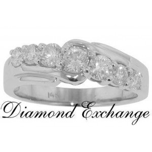 1.25 CT Women's Round Cut Diamond Wedding Band Ring New